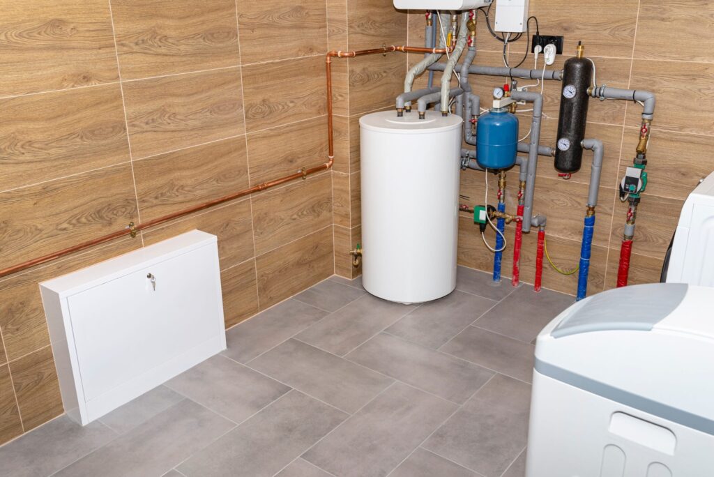 Residential water heater and plumbing system installed in Broomfield
